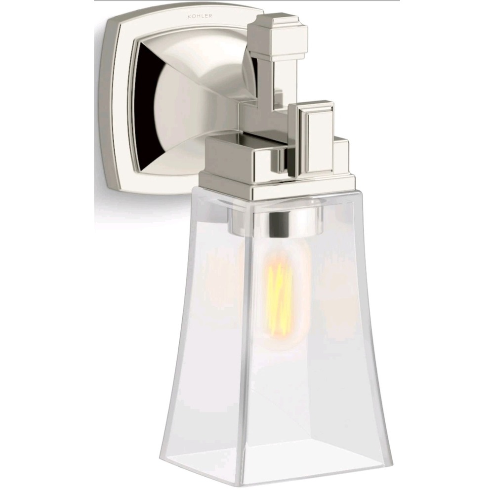 Kohler Lighting 31755-SC01 Riff 12"‎ Tall Bathroom Sconce - Nickel